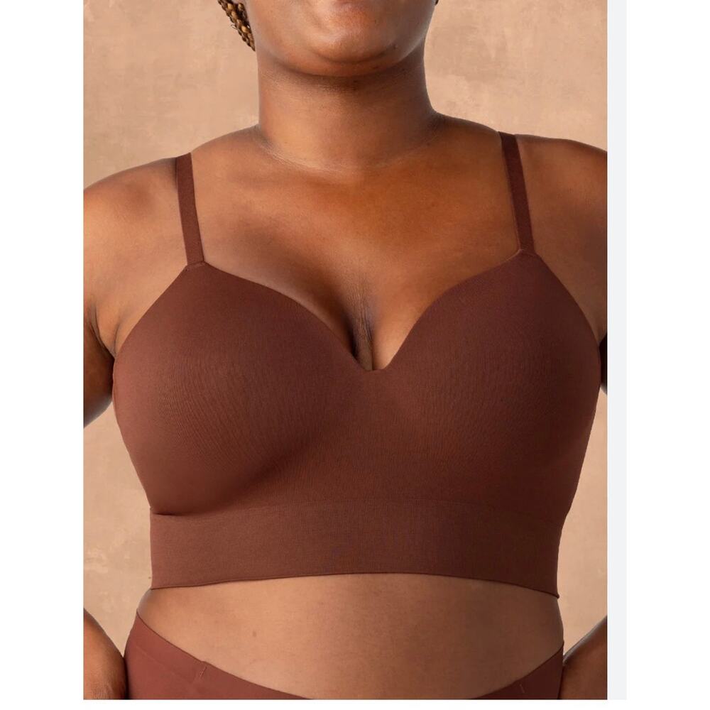 NWOT Shapermint Essentials Women's Size 4XL XXXXL Brown T-Shirt Bra
